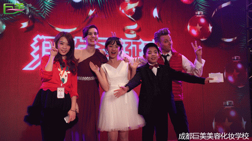 2014圣誕節國際私塾化妝